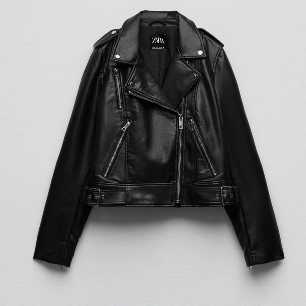 Zara leather jacket - Picture 1 of 1